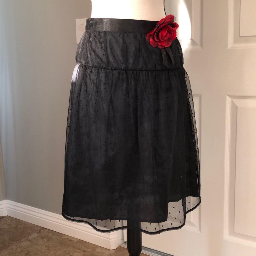 Tea length skirt